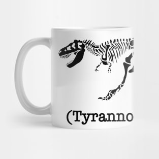 Tyranno Fossil in Black Mug